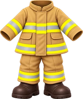 Bruno: Traje de bombero