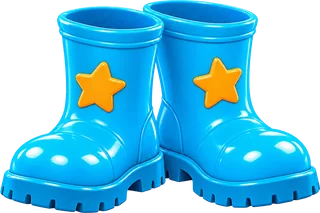 Lolo's star rain boots