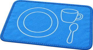 Lolo's place-setting mat