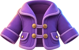 Runi's violet jacket