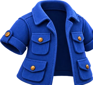 Javi's cobalt field jacket