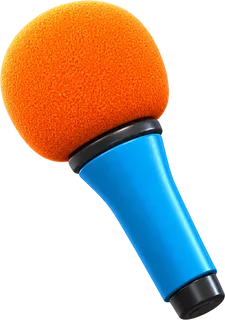 Javi's reporter microphone
