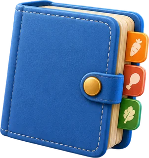 Kani's three-meal recipe binder