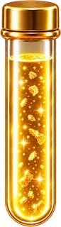 Momo's glowing test tube