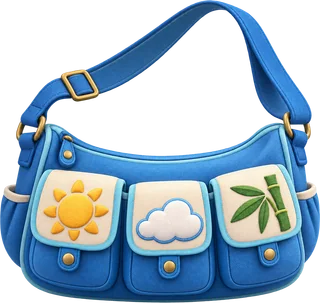 Lina's tidy basket bag