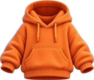 Lina's orange hoodie